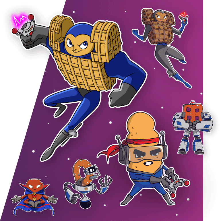 Chex Quest cartoon characters