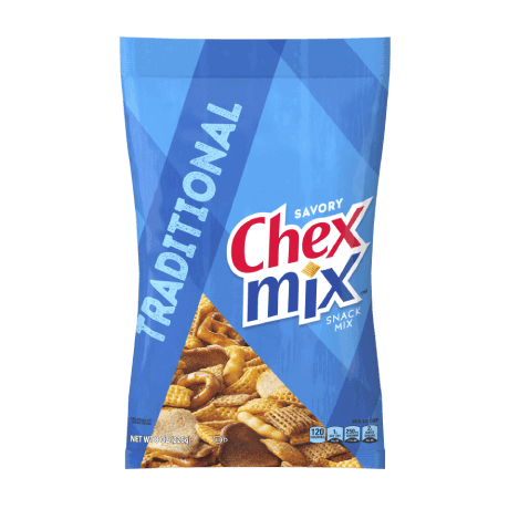 Chex Mix Savory in Traditional flavor, front of pack